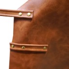 Attache du tablier en cuir de la marque France Braseros, taille unique