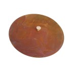 Couvercle étouffoir en acier corten de 50cm de diamètre pour brasero ou barbecue France Braseros