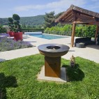 brasero plancha La saint Jacques de France Braseros en situation