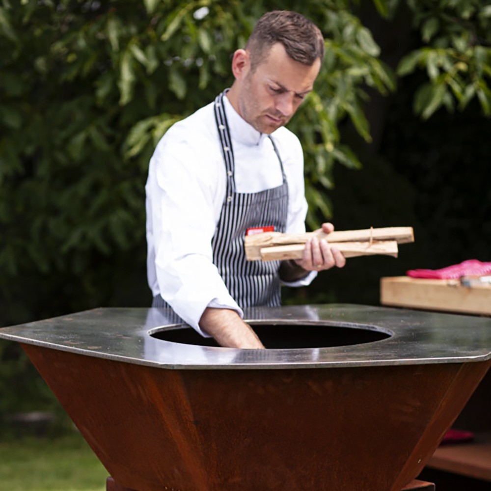 Le brasero plancha Iwona Grills répond aux exigences des cuisiniers professionnels