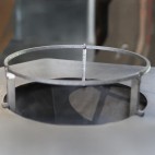 Multipliez les possibilités de cuisson avec le support de grille pour brasero plancha Iwona Grill 114