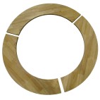 Le contour bois se compose de trois parties à assembler