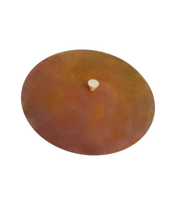 Couvercle étouffoir en Acier Corten de 50cm de diamètre pour brasero ou barbecue France Braseros