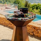 Brasero Corten 85 Hexagone Agape