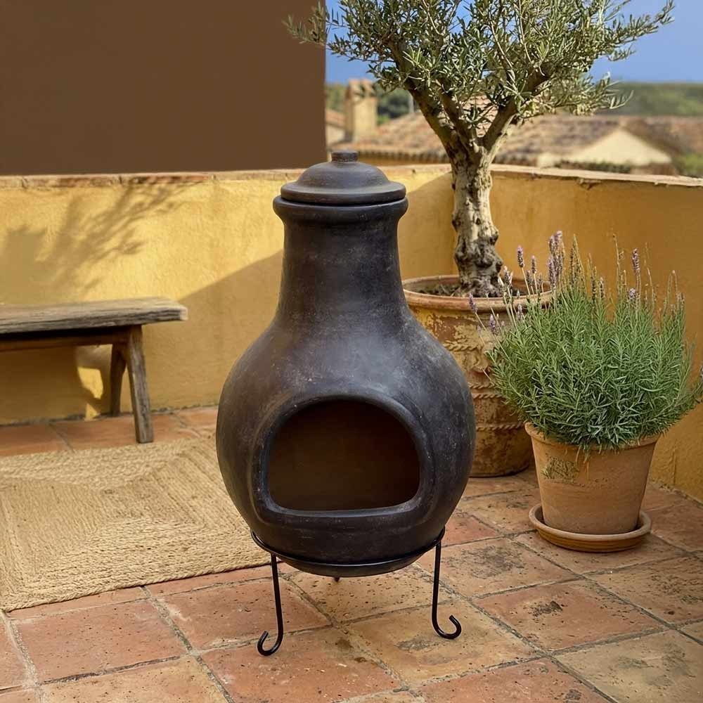 Chemin&eacute;e mexicaine en Terre cuite fabriqu&eacute;e dans la r&eacute;gion de Guadalajara au Mexique