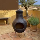 Chemin&eacute;e mexicaine en Terre cuite fabriqu&eacute;e dans la r&eacute;gion de Guadalajara au Mexique