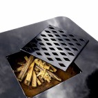 Brasero Plancha carr&eacute; 100x100 cm "La Patelle"