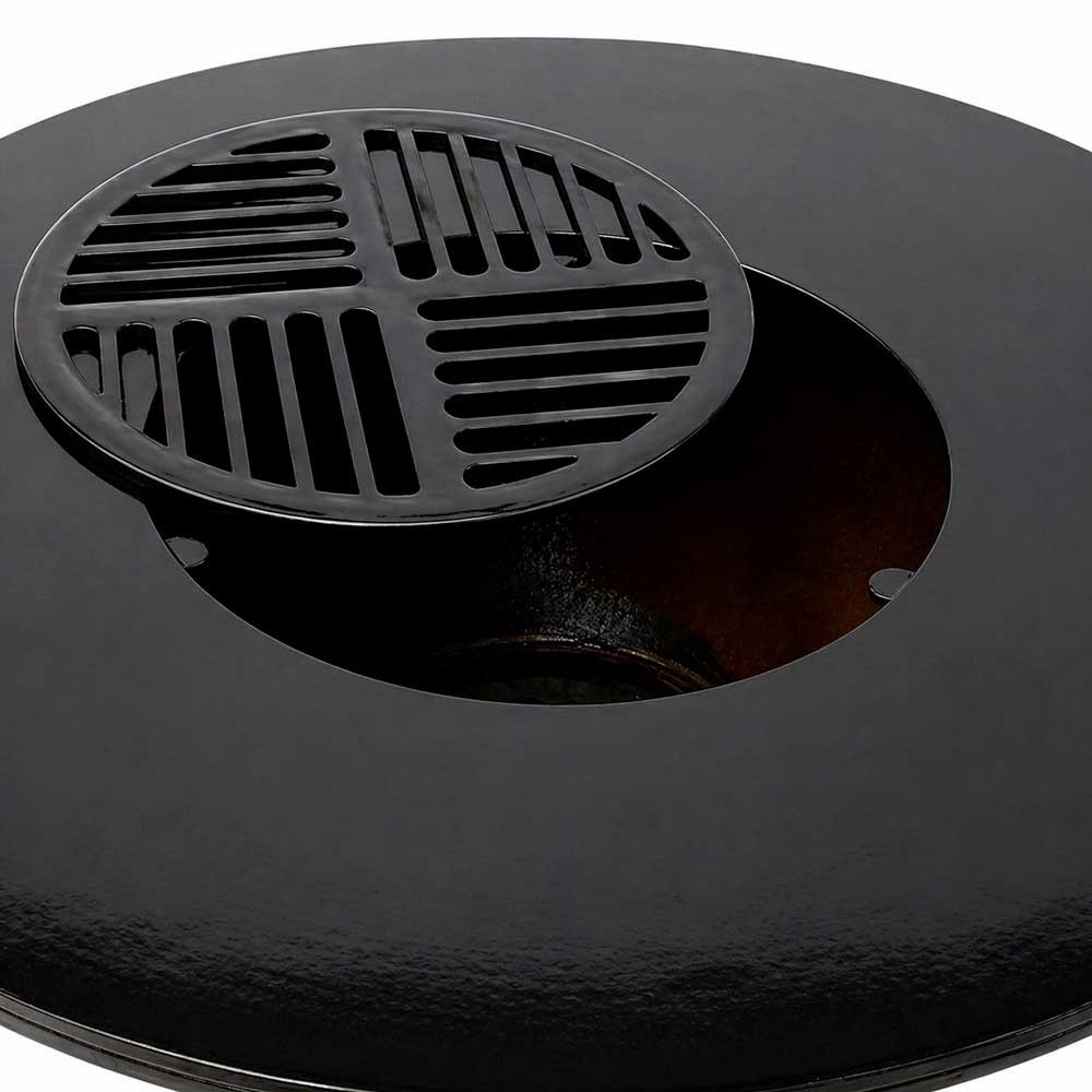 La large de plaque de cuisson en Acier &eacute;maill&eacute; est tr&egrave;s simple &agrave; entretenir.