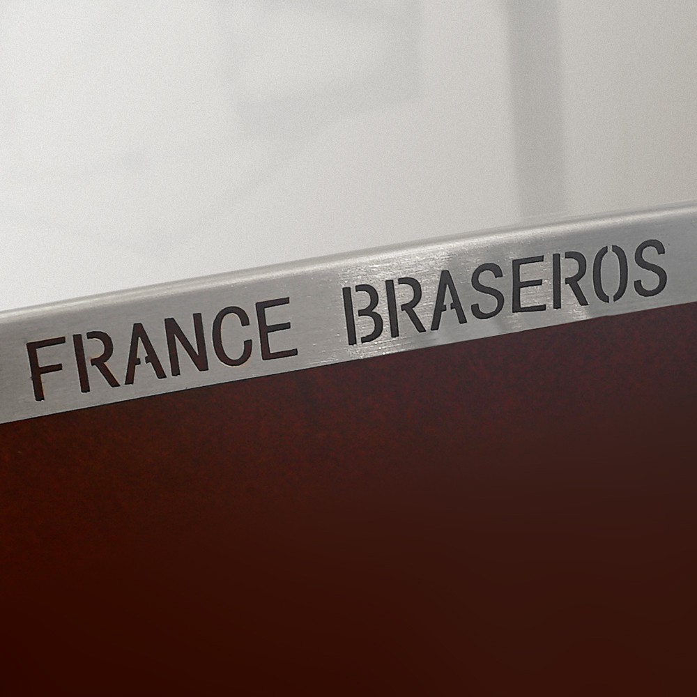 Couvercle en Acier Inoxydable pour Brasero Medium Heptagonal de France Braseros