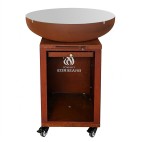 Couvercle en Inox pour Brasero Medium Rond de France Braseros (mise en situation, autres produits vendus séparément) Couvercle en Inox pour Brasero Medium Rond de France Braseros (mise en situation, autres produits vendus séparément)