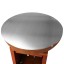 Couvercle en Acier Inoxydable pour Brasero Medium Rond de France Braseros