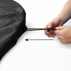 Charlotte de protection pour plancha ronde jusqu'à 120cm de diamètre Charlotte de protection pour plancha ronde jusqu'à 120cm de diamètre
