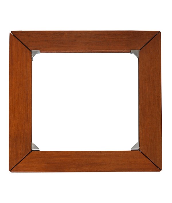 Contour en bois pour Brasero Medium Carr&eacute; France Braseros.