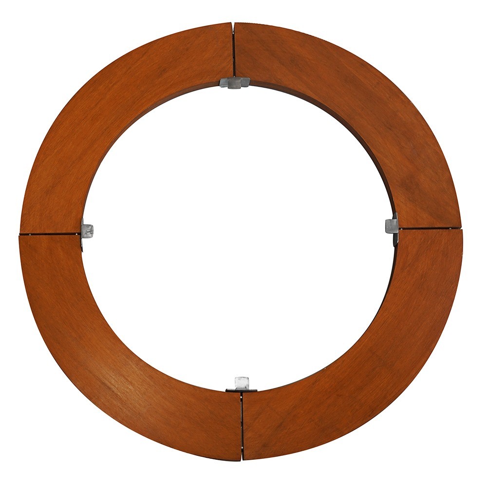 Contour en bois pour Brasero Medium Rond France Braseros.