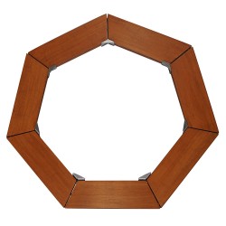 Contour en bois pour Brasero Medium Heptagonal France Braseros