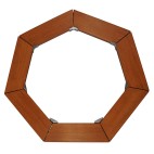 Contour en bois pour Brasero Medium Heptagonal France Braseros.