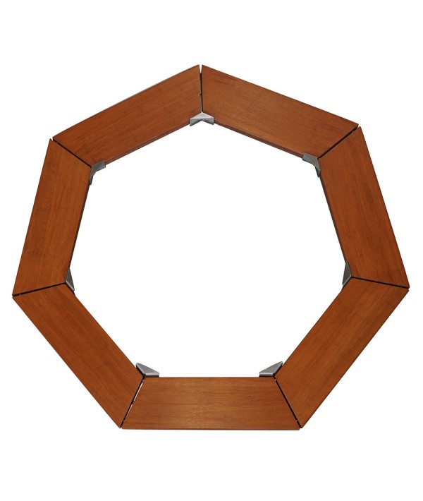 Contour en bois pour Brasero Medium Heptagonal France Braseros.