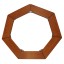 Contour en bois pour Brasero Medium Heptagonal France Braseros.