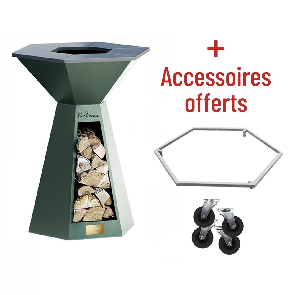 Soldes 10% + accessoires offerts pour votre Brasero Plancha PAUL BOCUSE Silva 85 Hexagone