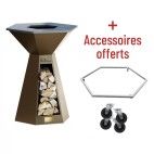 Soldes 10% + accessoires offerts pour votre Brasero Plancha PAUL BOCUSE Aureus 85 Hexagone