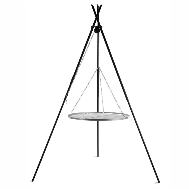 Double grilles de cuisson suspendues pour brasero sur trépied Tipi 210cm