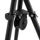 D&eacute;tails du tr&eacute;pied Tipi 210cm, support de deux grilles en Inox &agrave; poser au-dessus des flammes du bol &agrave; feu
