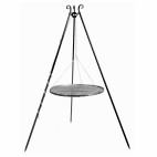 Barbecue 2 Grilles de Cuisson suspendu sur Trépied 180 cm CookKing