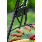 Barbecue 2 Grilles de Cuisson suspendu sur Trépied 180 cm CookKing