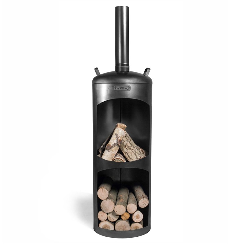 La cheminée Faro de chez CookKing est conçue pour être utilisée au jardin La cheminée Faro de chez CookKing est conçue pour être utilisée au jardin