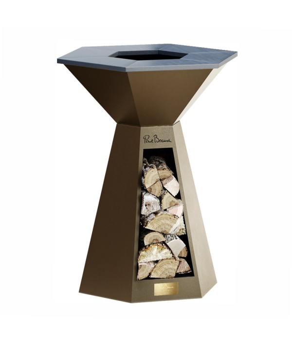 Ce Brasero plancha Paul Bocuse Aureus a une plaque de cuisson de 85cm de diamètre