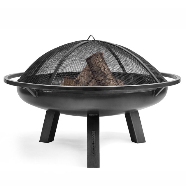 Brasero Porto 100cm avec couvercle grille pour cuisson au bois