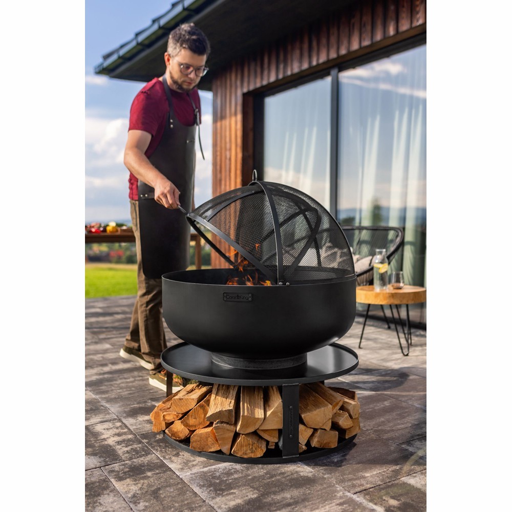 Brasero bol cuisson de CookKing (exemple d'utilisation, accessoires vendus séparément) Brasero bol cuisson de CookKing (exemple d'utilisation, accessoires vendus séparément)