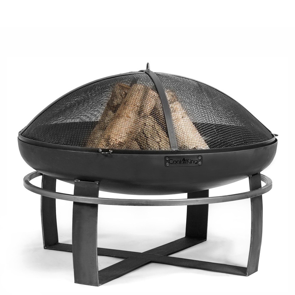 Brasero bol cuisson CookKing  (exemple d'utilisation, pare-étincelle vendu séparément)