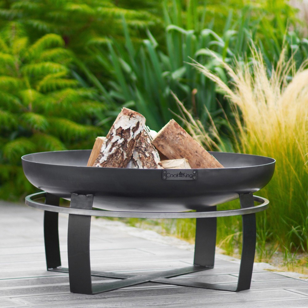 Brasero bol en acier épais stable et robuste Brasero bol en acier épais stable et robuste