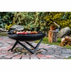 Brasero bol 60cm de diamètre en acier épais