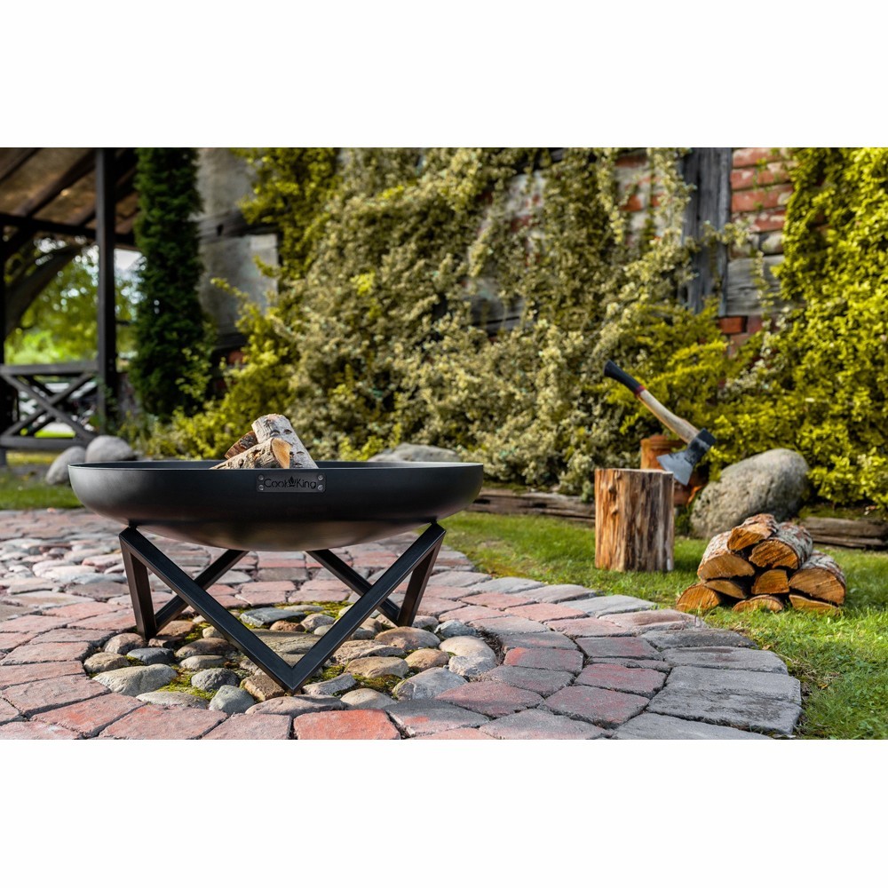 Brasero de jardin pour cuisson de vianges, poissons et légumes au feu de bois