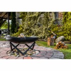 Brasero de jardin pour cuisson de vianges, poissons et légumes au feu de bois