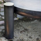 Brasero de jardin de 70cm de diamètre robuste et élégant