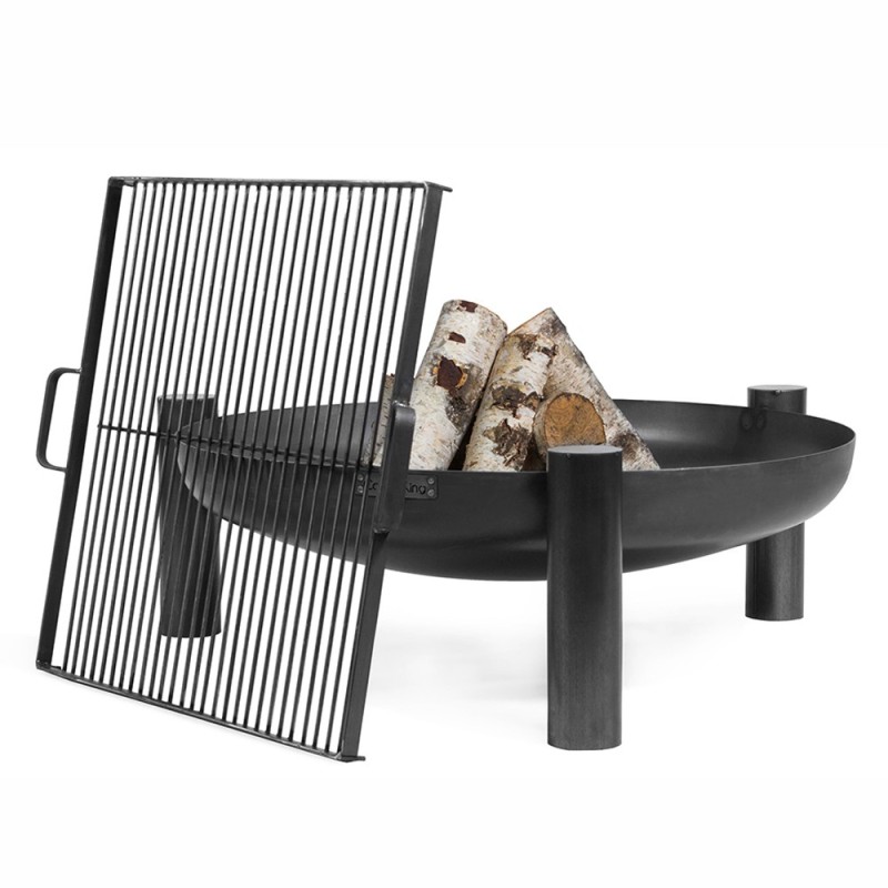 Brasero bol à feu de CookKing (exemple d'utilisation, grille vendue séparément)