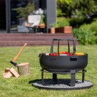 Brasero bol à feu en acier robuste et esthétique