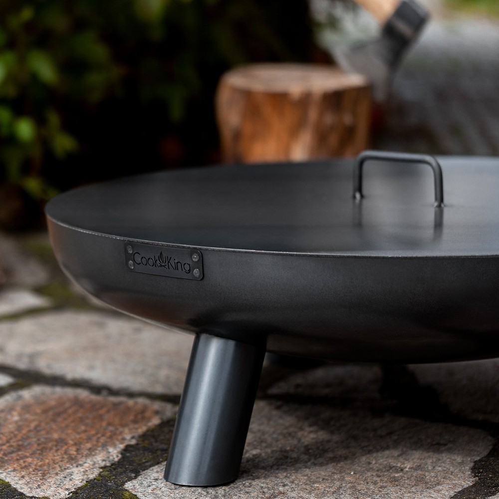 Brasero de jardin Bali de CookKing (exemple d'utilisation, couvercle vendu séparément)