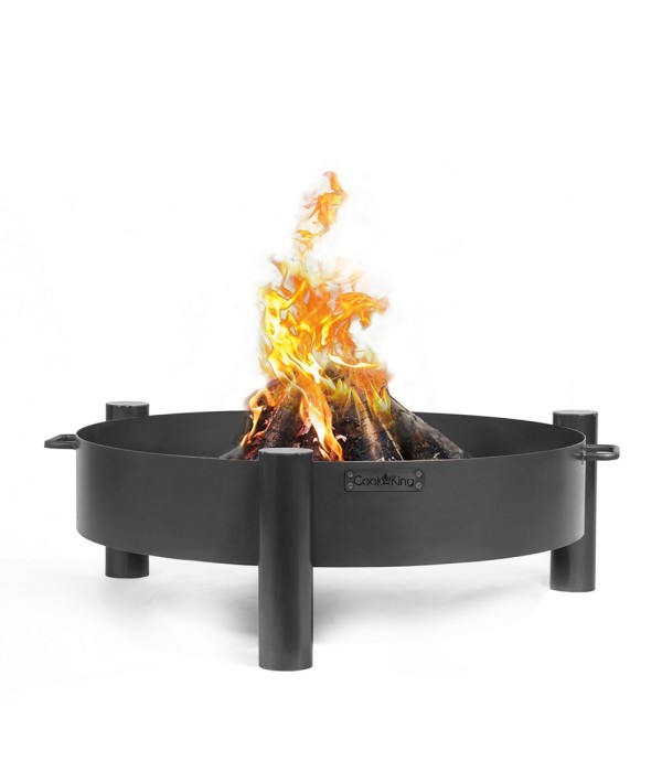Brasero de jardin avec bol à feu de 60cm de diamètre en acier