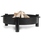 Brasero de jardin avec bol à feu de 60cm de diamètre en acier