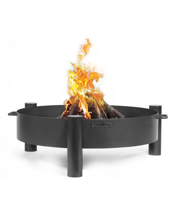 Brasero de jardin avec bol à feu de 70cm de diamètre en acier