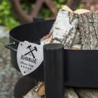 Brasero de jardin Montana - grand bol en acier épais de 60cm de diamètre - sophistiqué et pratique
