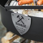 Brasero de jardin avec bol à feu Montana d'une hauteur de 80cm - Plus pratique à l'utilisation