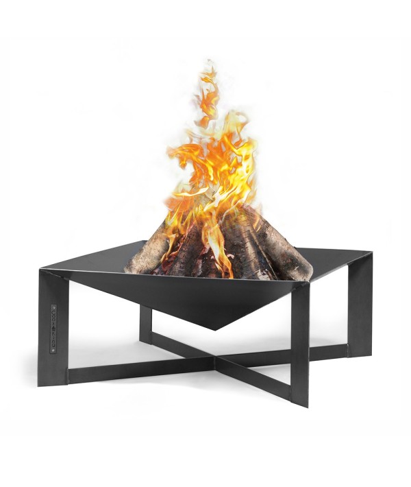 Brasero de jardin Cuba en acier 2mm épaisseur - dimensions 70x70cm