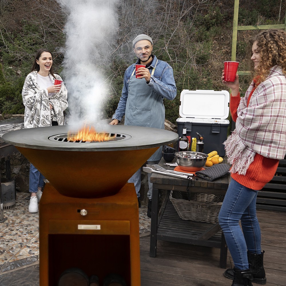 Brasero grill Barbecue Plancha Le Pétoncle de France Braseros