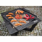 Brasero de jardin Brasil profond 70x70cm robuste et contemporain