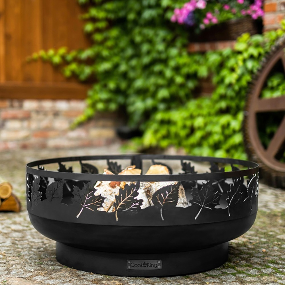 Le brasero bol à feu Toronto de 80cm de diamètre a un design élégant